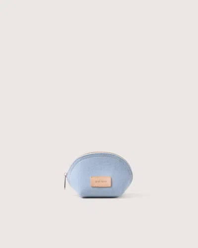 Graf & Lantz Pochi Merino Wool Small Pouch — Final Sale In Sky