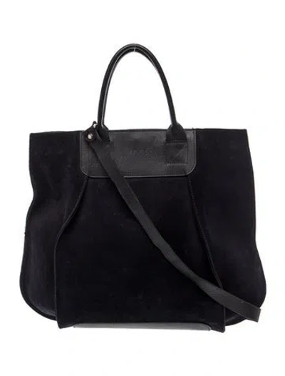Pre-owned Graf & Lantz Wool Tote In Blue