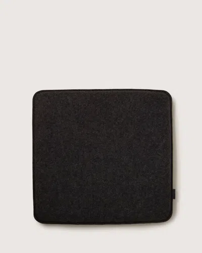 Graf & Lantz Zabuton Merino Wool Square Seat Cushion In Brown