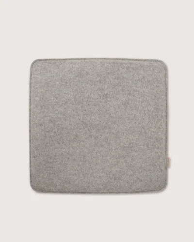 Graf & Lantz Zabuton Merino Wool Square Seat Cushion In Animal Print