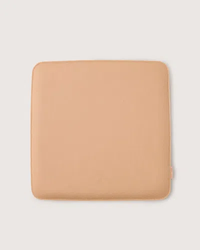 Graf & Lantz Zabuton Merino Wool Square Seat Cushion In Latte