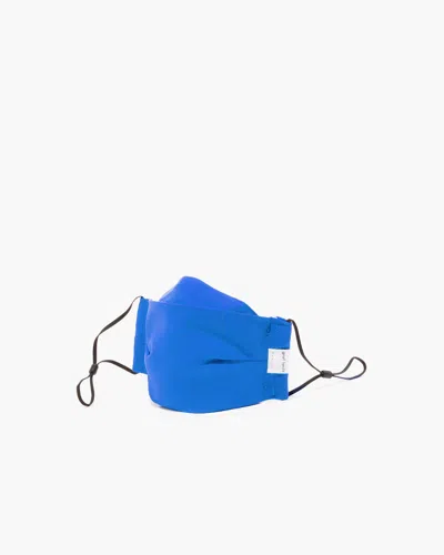 Graf & Lantz Zenbu Organic Cotton Petite Face Mask — Final Sale In Cobalt
