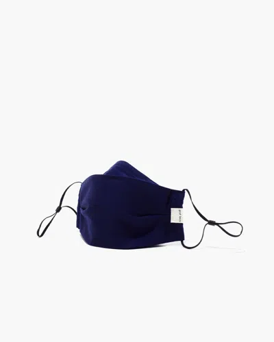 Graf & Lantz Zenbu Organic Cotton Regular Face Mask — Final Sale In Navy