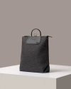 Graf & Lantz Graf Lantz Bedford Merino Wool Backpack In Charcoal Black