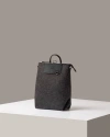 Graf & Lantz Graf Lantz Bedford Merino Wool Midi Backpack In Charcoal Black