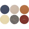 Graf & Lantz Graf Lantz Bierfilzl Merino Wool Round Coaster Multi 6 Pack In Santa Fe