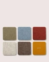 Graf & Lantz Graf Lantz Bierfilzl Merino Wool Square Coaster Multi 6 Pack In Desert Sun