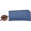 Graf & Lantz Graf Lantz Classic Merino Wool Eyeglass Sleeve In Horizon Vachetta
