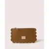 Graf & Lantz Graf Lantz Deco Edge Merino Wool Pouch In Honey