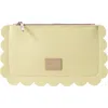 Graf & Lantz Graf Lantz Deco Edge Merino Wool Pouch In Limoncello