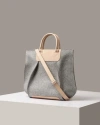 Graf & Lantz Graf Lantz Frankie Merino Wool Tote In Granite