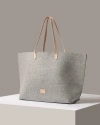Graf & Lantz Graf Lantz Hana Merino Wool Boat Bag In Granite