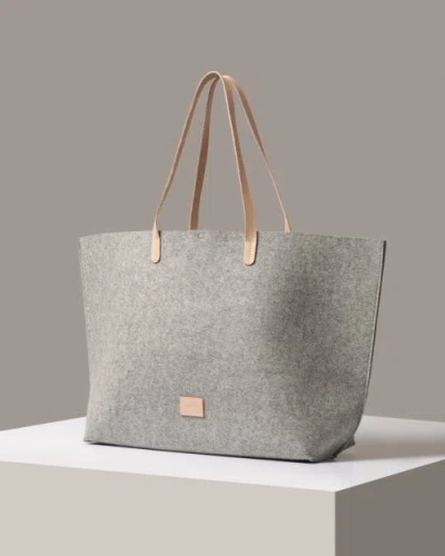 Graf & Lantz Graf Lantz Hana Merino Wool Boat Bag In Granite