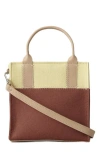 Graf & Lantz Graf Lantz Jaunt Merino Wool Mini Tote In Terracotta/limoncello