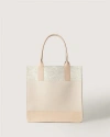Graf & Lantz Graf Lantz Jaunt Merino Wool Tote In Feather/heather White