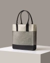 Graf & Lantz Graf Lantz Jaunt Merino Wool Tote In Granite/black