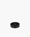 Graf & Lantz Graf Lantz Kobon Leather Round Tray In Black