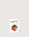 Graf & Lantz Graf Lantz Wine-ote's Merino Wool Wine Markers In Happy