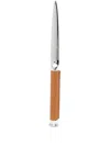 Graf Von Faber-castell Epsom Leather Letter Opener In Silver
