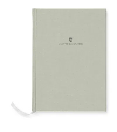 Graf Von Faber-castell Linen A5 Notebook In Green
