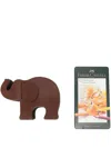 Graf Von Faber-castell Medium Elephant Leather Pen Holder In Brown