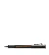 Graf Von Faber-castell Classic Makassar Fountain Pen In Brown