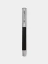 Graf Von Faber-castell Grenadilla Platinum-plated Wood Rollerball Pen  Abask Luxury Gift In  Silver