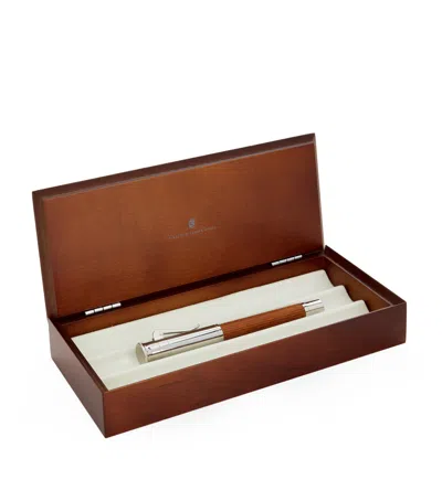 Graf Von Faber-castell Pernambuco Classic Roller Ball Pen In Brown