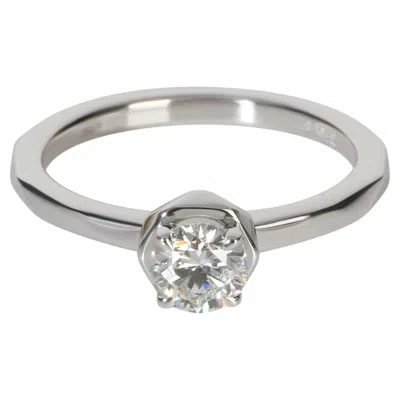 Pre-owned Graff 0.5 Ct Round Brilliant Diamond Laurence  Signature Engagement Ring In Multi