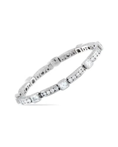 Graff 18k 14.77 Ct. Tw. Diamond Bracelet (authentic Pre-loved) In Metallic