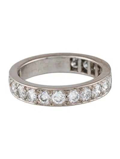 Pre-owned Graff 18k 2.20ctw Diamond Eternity Band In Multicolor
