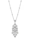 Graff 18k 7.18 Ct. Tw. Diamond Drop Necklace (authentic )