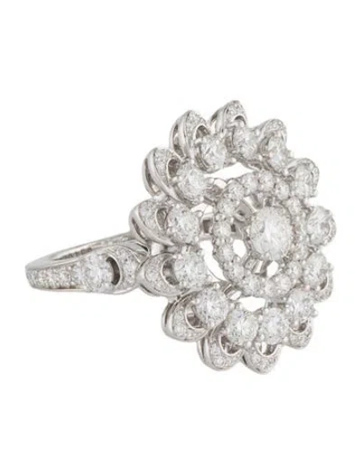 Pre-owned Graff 18k Gateway Pavé Diamond Ring In Multi