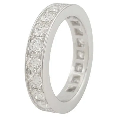 Pre-owned Graff 2 Carat Round Brilliant Cut Diamond Eternity Wedding Band In 18k Gold In Multiple