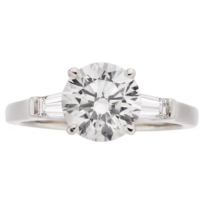 Pre-owned Graff , 2.07 Carat Round Brilliant Diamond Engagement Ring In Multi