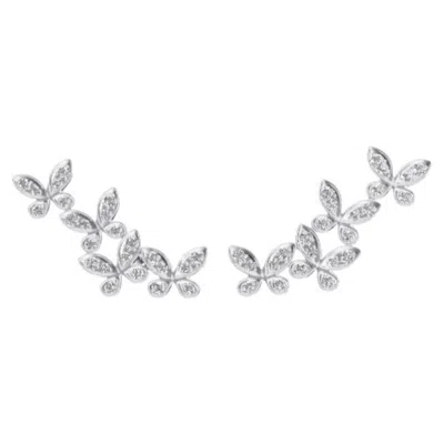 Pre-owned Graff Butterfly Collection Butterfly Stud Earrings In Multiple