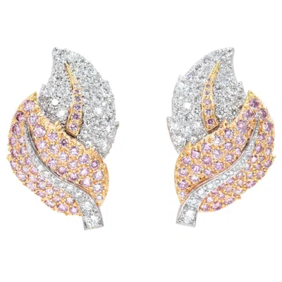 Pre-owned Graff Pink Diamond Gold Earrings