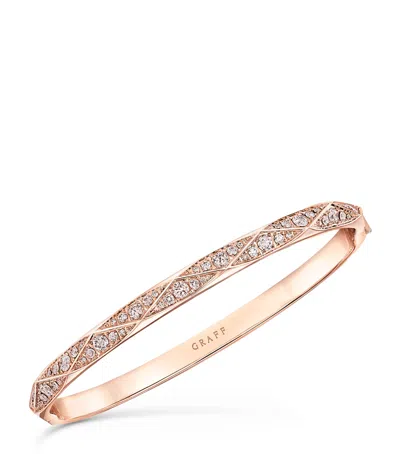 Graff Rose Gold And Diamond Laurence  Signature Bangle