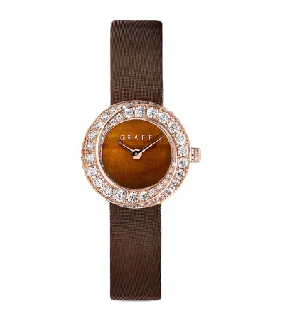 Graff Rose Gold And Diamond Spiral Watch