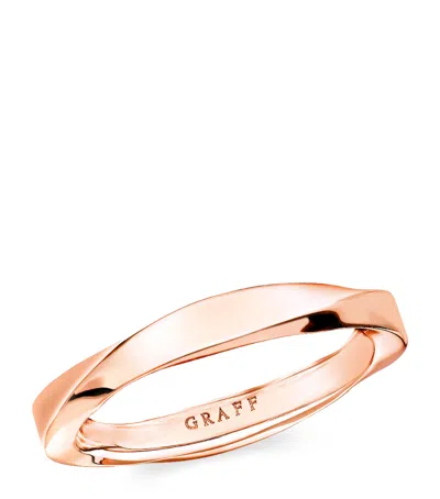 Graff Rose Gold Spiral Ring