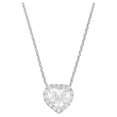 Pre-owned Graff Vintage 1994  Gia Certified 2.15ct Heart Diamond Cluster Necklace In Multiple