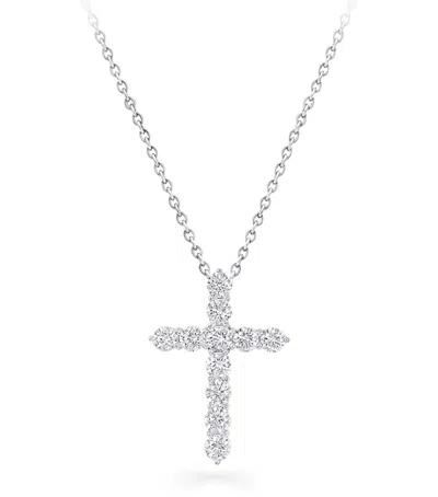 Graff White Gold And Diamond Classic  Necklace In Metallic
