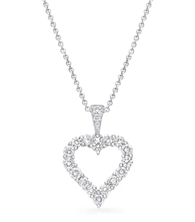 Graff White Gold And Diamond Classic  Necklace In Metallic