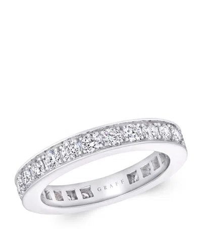 Graff White Gold And Diamond Classic  Wedding Ring