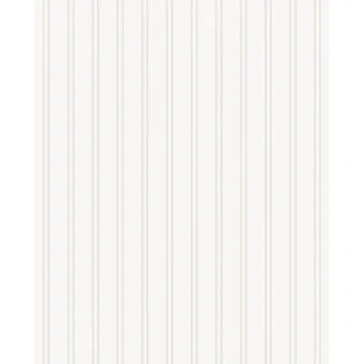 Graham & Brown Paintable Beadboard 3d Embossed Wallpaper Roll In White