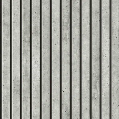 Graham & Brown Transform Concrete Slats Grey Peel & Stick Wallpaper