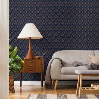 Graham & Brown Transform Peacock Peel & Stick Wallpaper In Brown