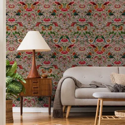 Graham & Brown Transform Splendid Peel & Stick Wallpaper In Red