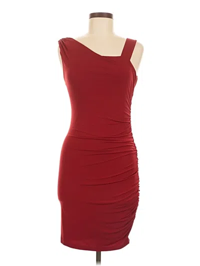 Pre-owned Graham & Spencer Cocktail Dress In Burgundy