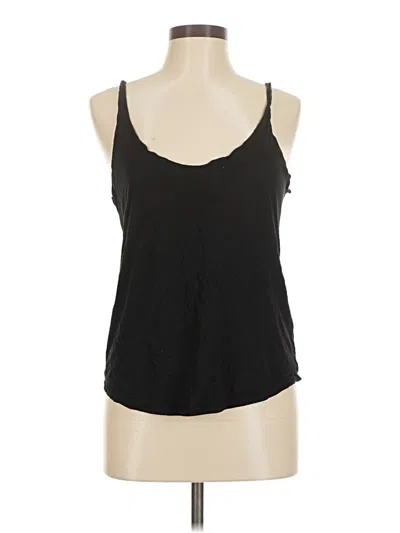 Pre-owned Graham & Spencer Tank Top Black Halter Neckline Tops